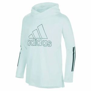 Adidas Girls Hooded Long Sleeve Graphic T-Shirt Medium 10/12 NWT